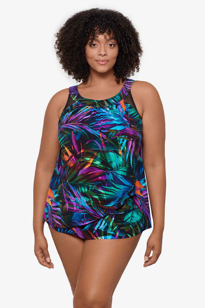 Miraclesuit Multi Plus Size Palma Paradiso Ursula Tankini Top