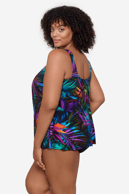 Miraclesuit Multi Plus Size Palma Paradiso Ursula Tankini Top