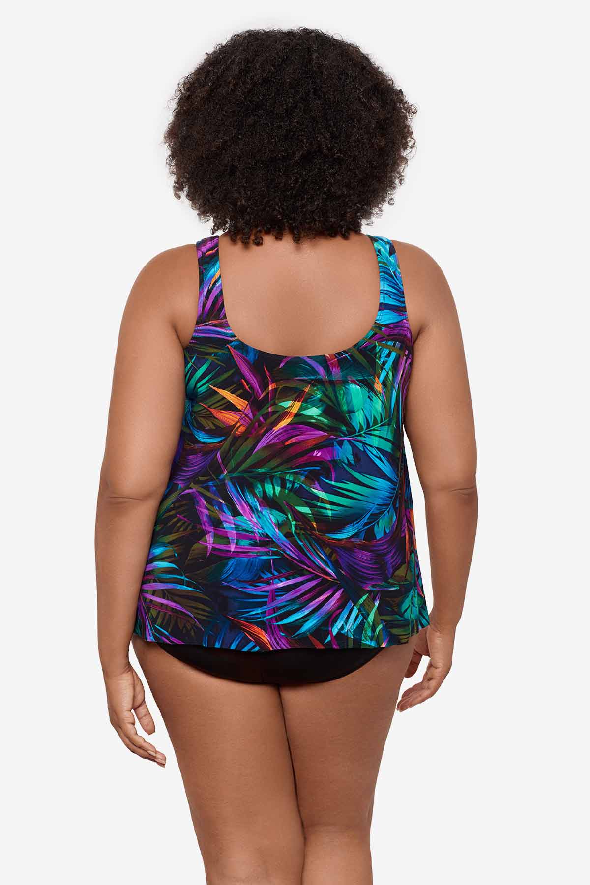 Miraclesuit Multi Plus Size Palma Paradiso Ursula Tankini Top