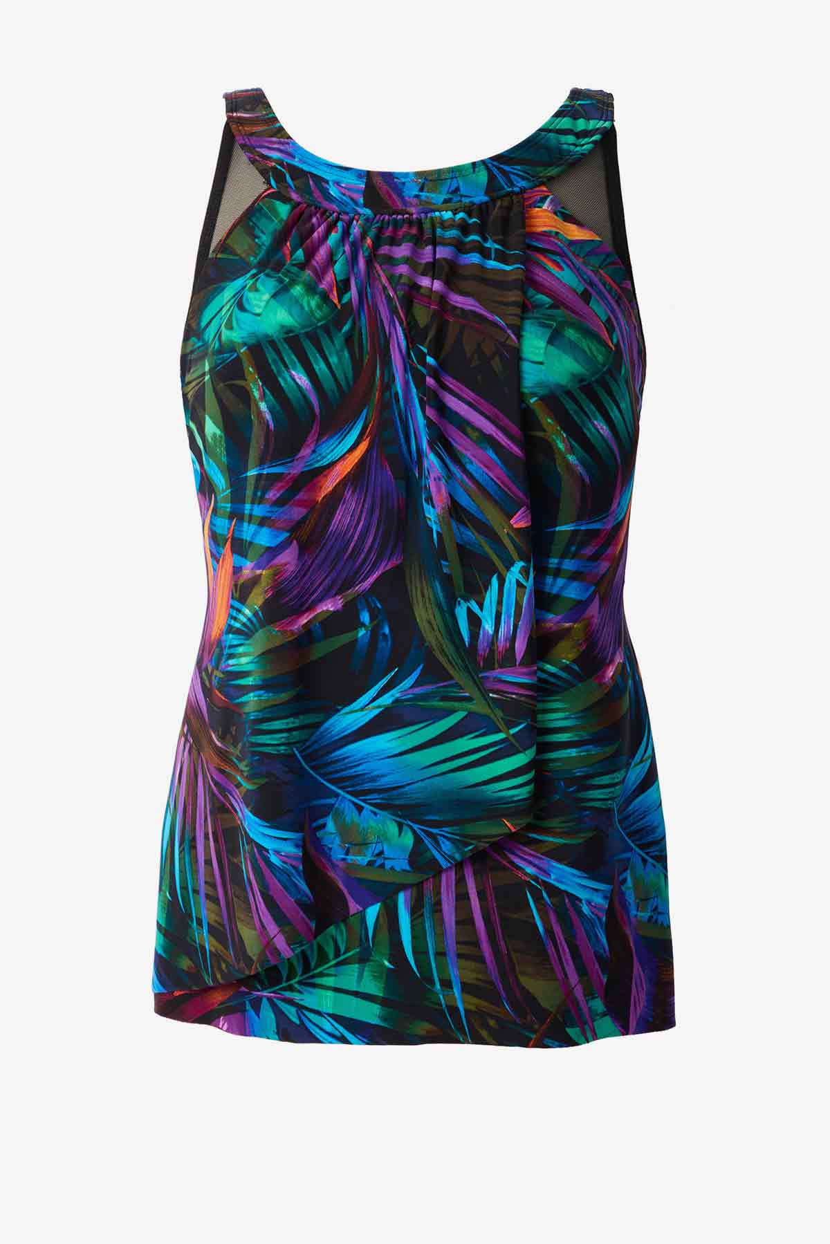 Miraclesuit Multi Plus Size Palma Paradiso Ursula Tankini Top