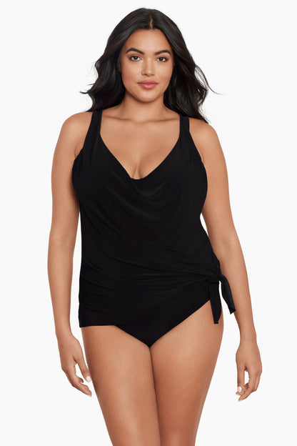 Miraclesuit Black Magicsuit Plus Size Winnie Tankini