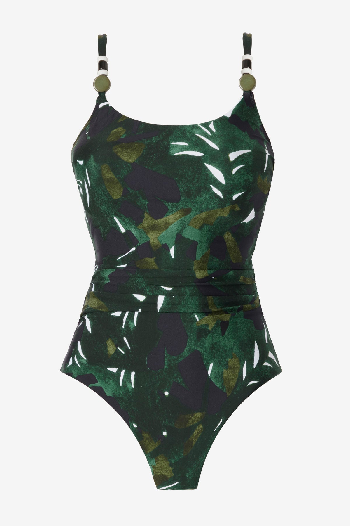 Miraclesuit Green/Multi Magicsuit Palmetto Cady One Piece Swimsuit