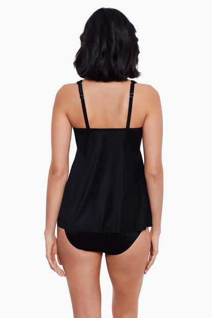 Miraclesuit Midnight Surplice Underwire Tankini D-DDD Cups