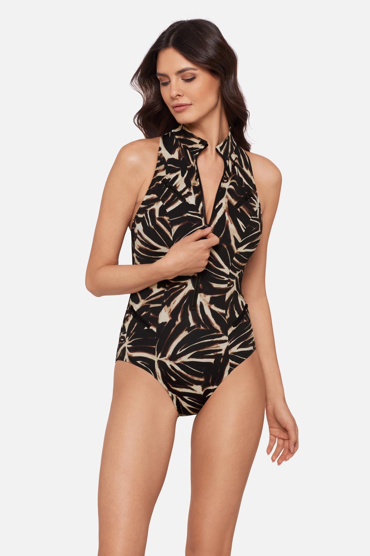 Miraclesuit Black/Multi Magicsuit Coco One Piece in Desert Mirage