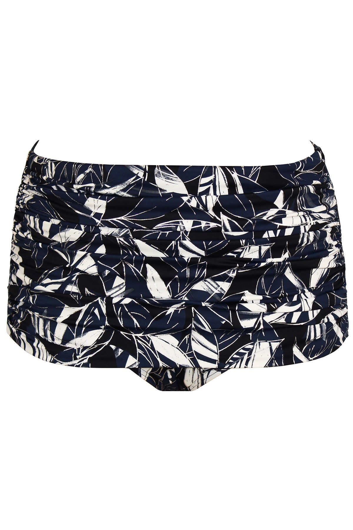 Miraclesuit Silver Shimmer Shadows Norma Jean Retro Swim Bottom