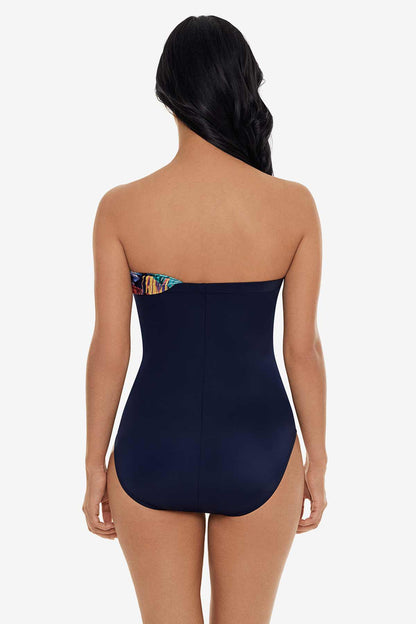 Miraclesuit Navy/Multi Goddess One Piece in Belize