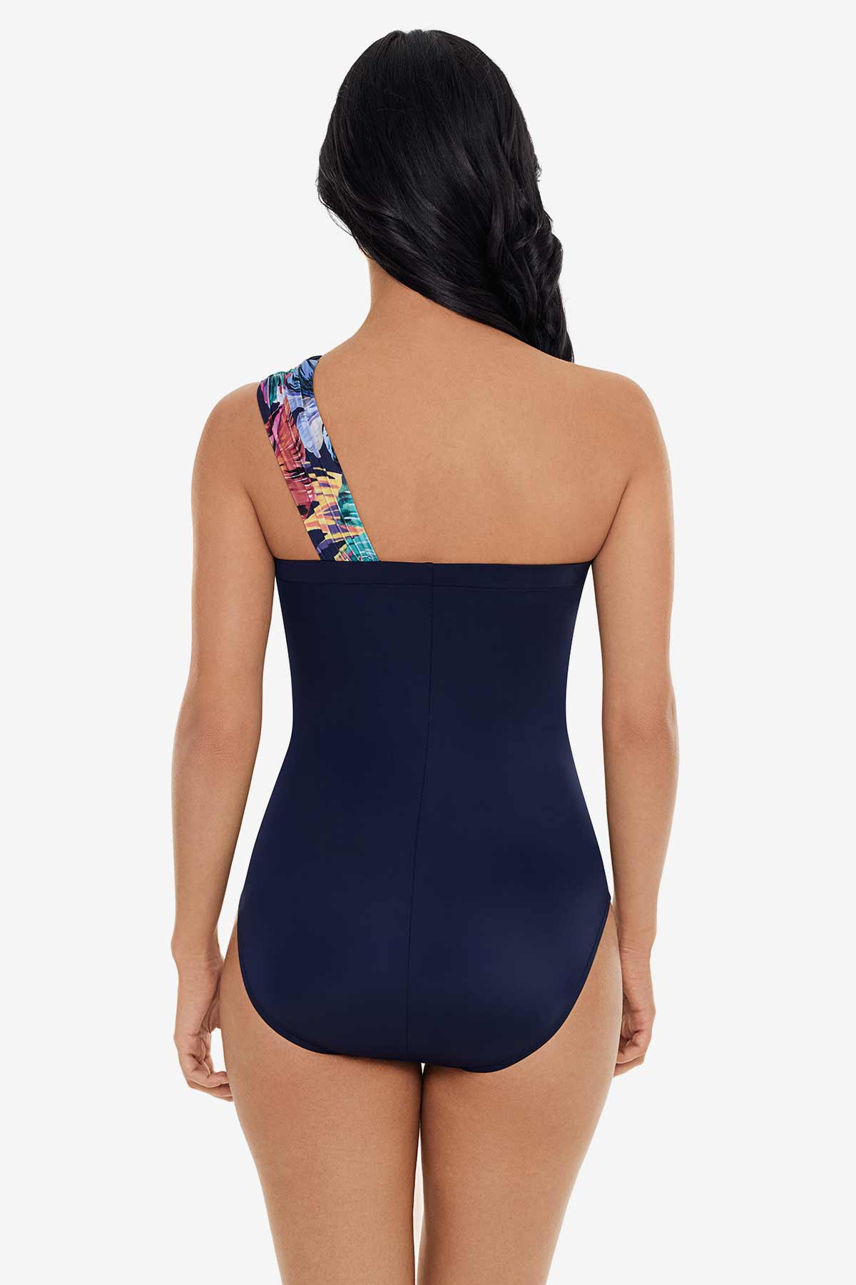 Miraclesuit Navy/Multi Goddess One Piece in Belize