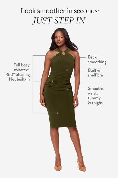 Miraclesuit Nori Body by Idol Shaping Dress in Nori