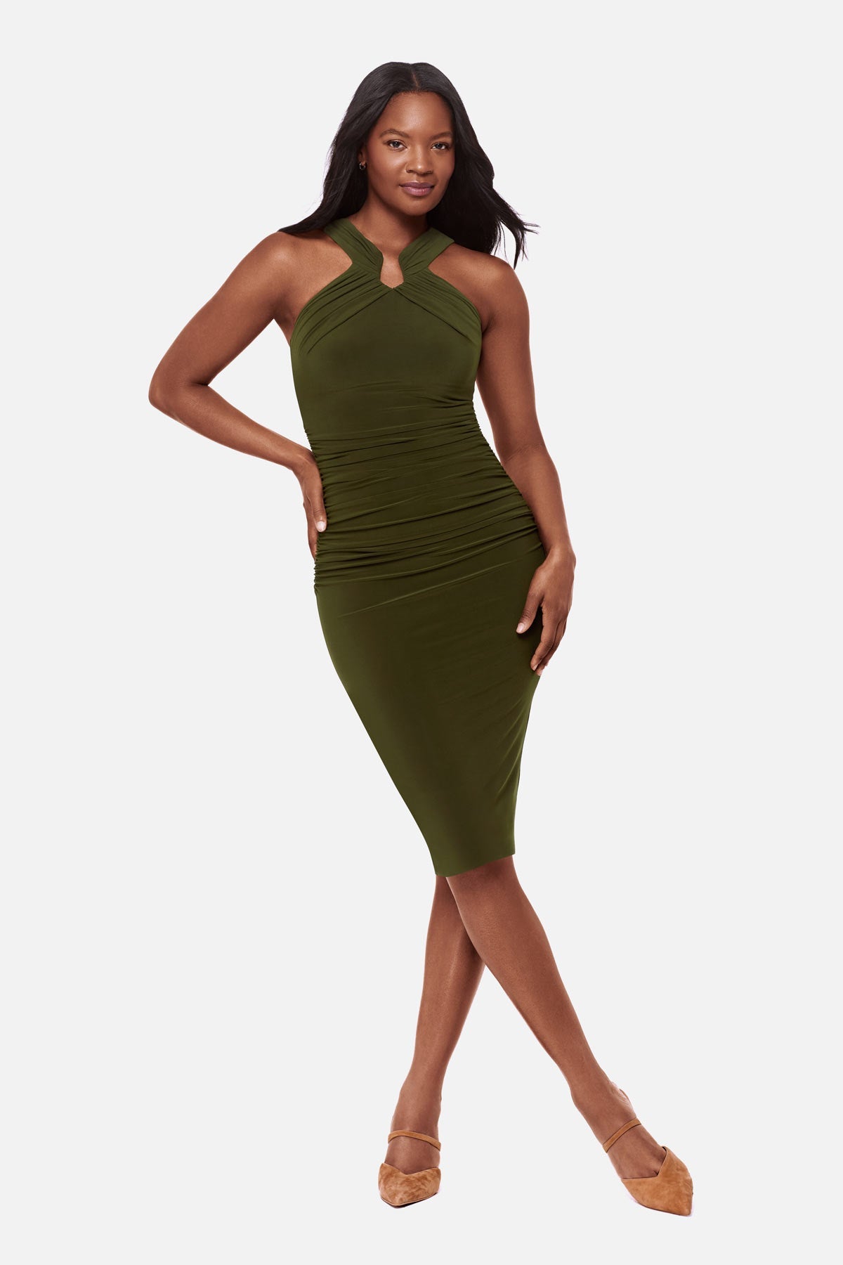 Miraclesuit Nori Body by Idol Shaping Dress in Nori