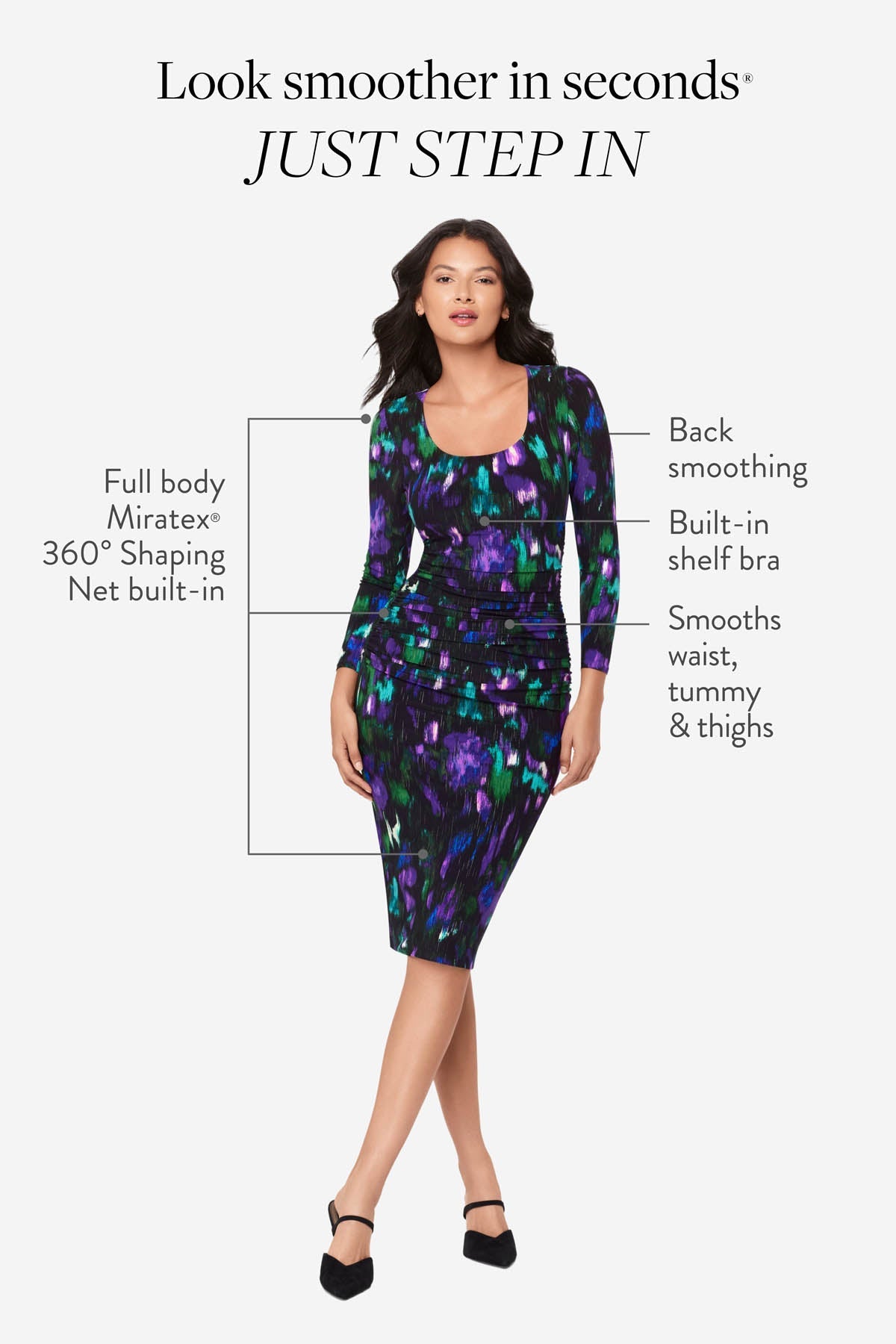 Miraclesuit Violetta Suri Shaping Dress in Violetta