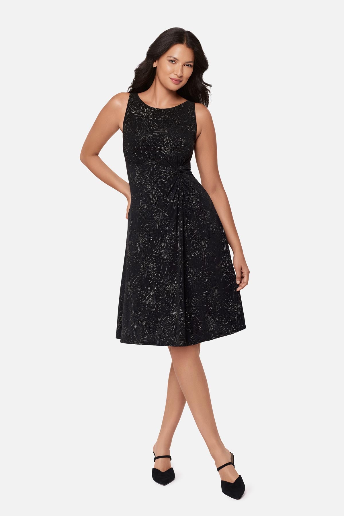 Miraclesuit Skylights Remi Fit & Flair Shaping Dress in Skylights