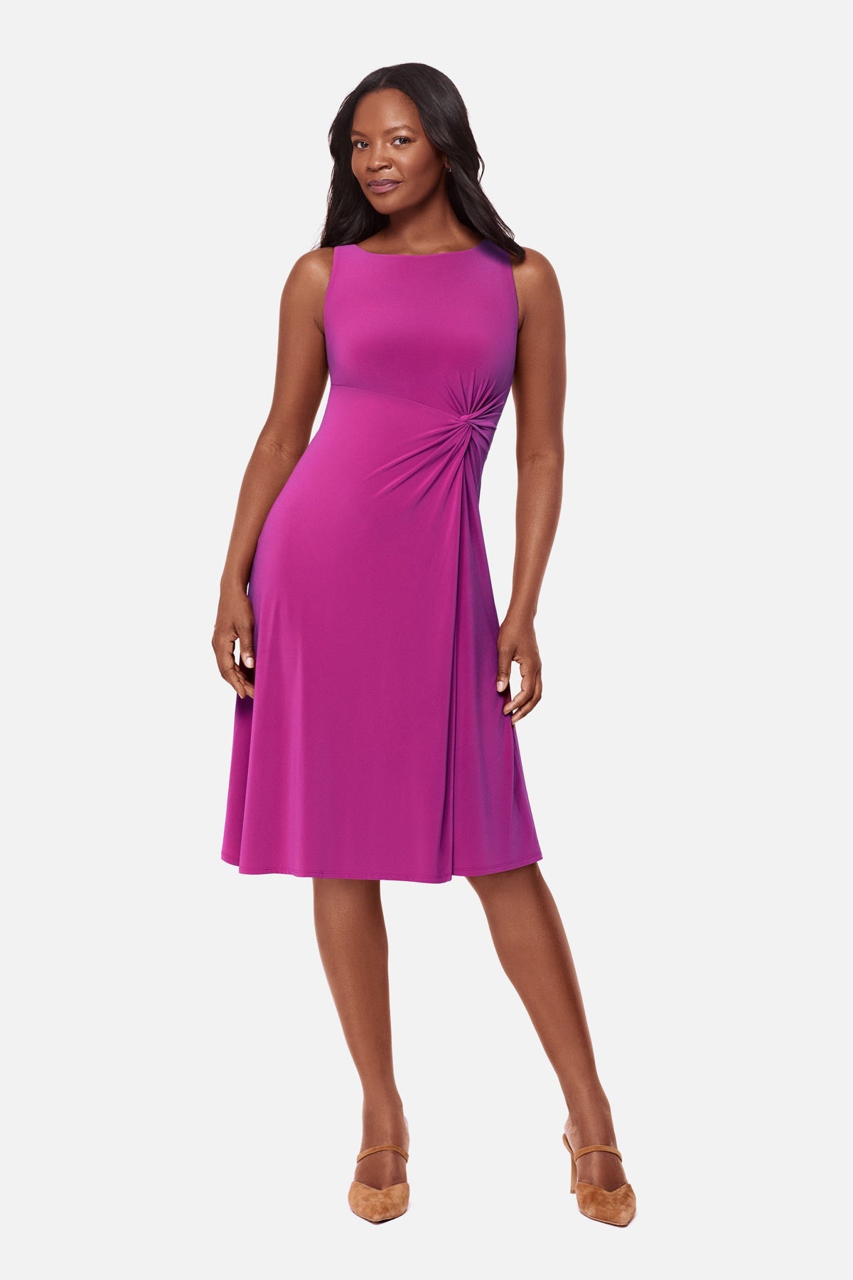 Miraclesuit Framboise Remi Fit & Flair Shaping Dress in Framboise