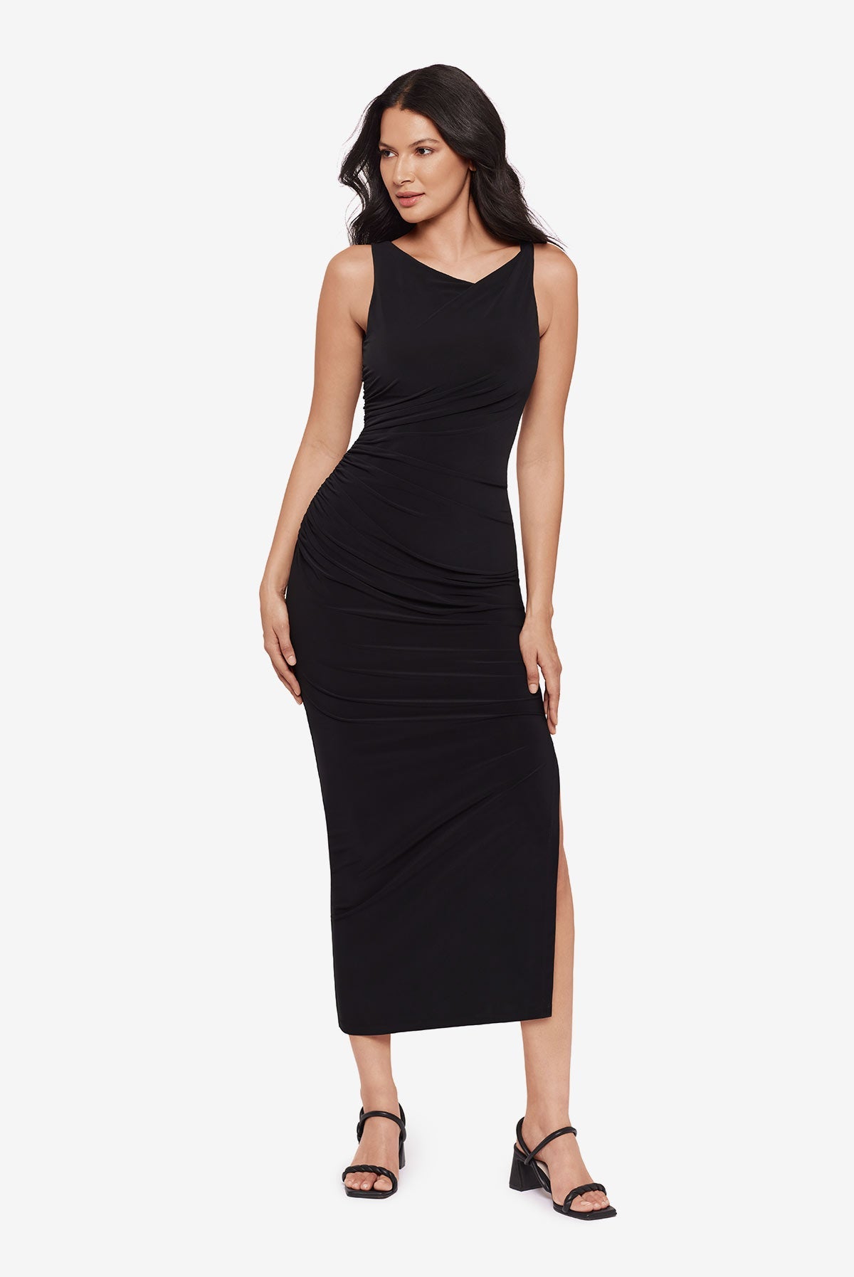 Miraclesuit Black Body by Maxi Shaping Dress in Black