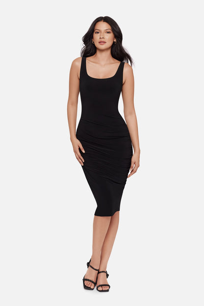 Miraclesuit Black Body by Suki Shaping Dress in Black
