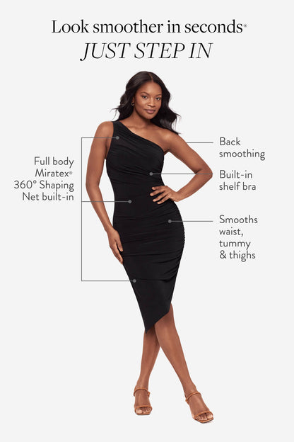 Miraclesuit Black Body by Jeni Shaping Dress in Black
