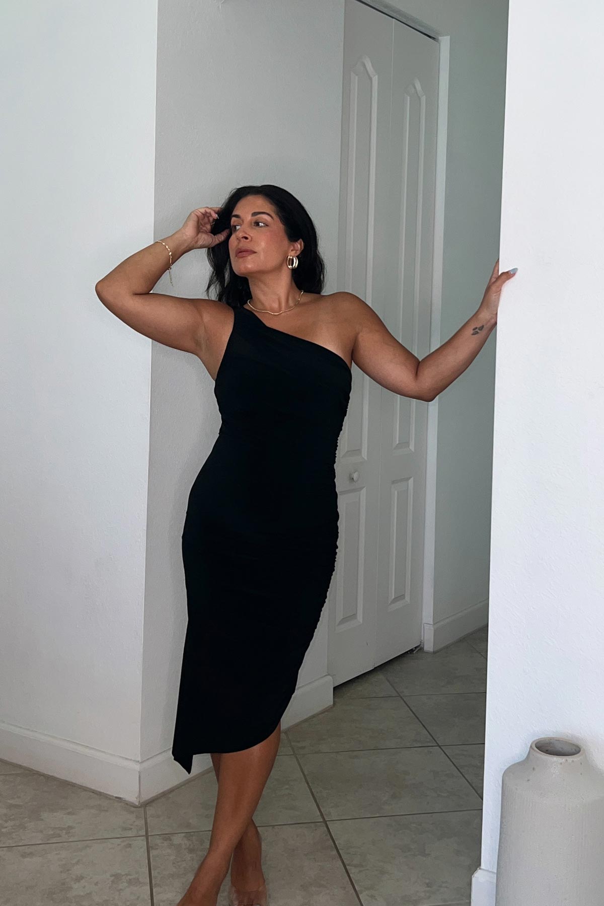 Miraclesuit Black Body by Jeni Shaping Dress in Black