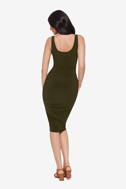 Miraclesuit Nori Body by Suki Shaping Dress in Nori