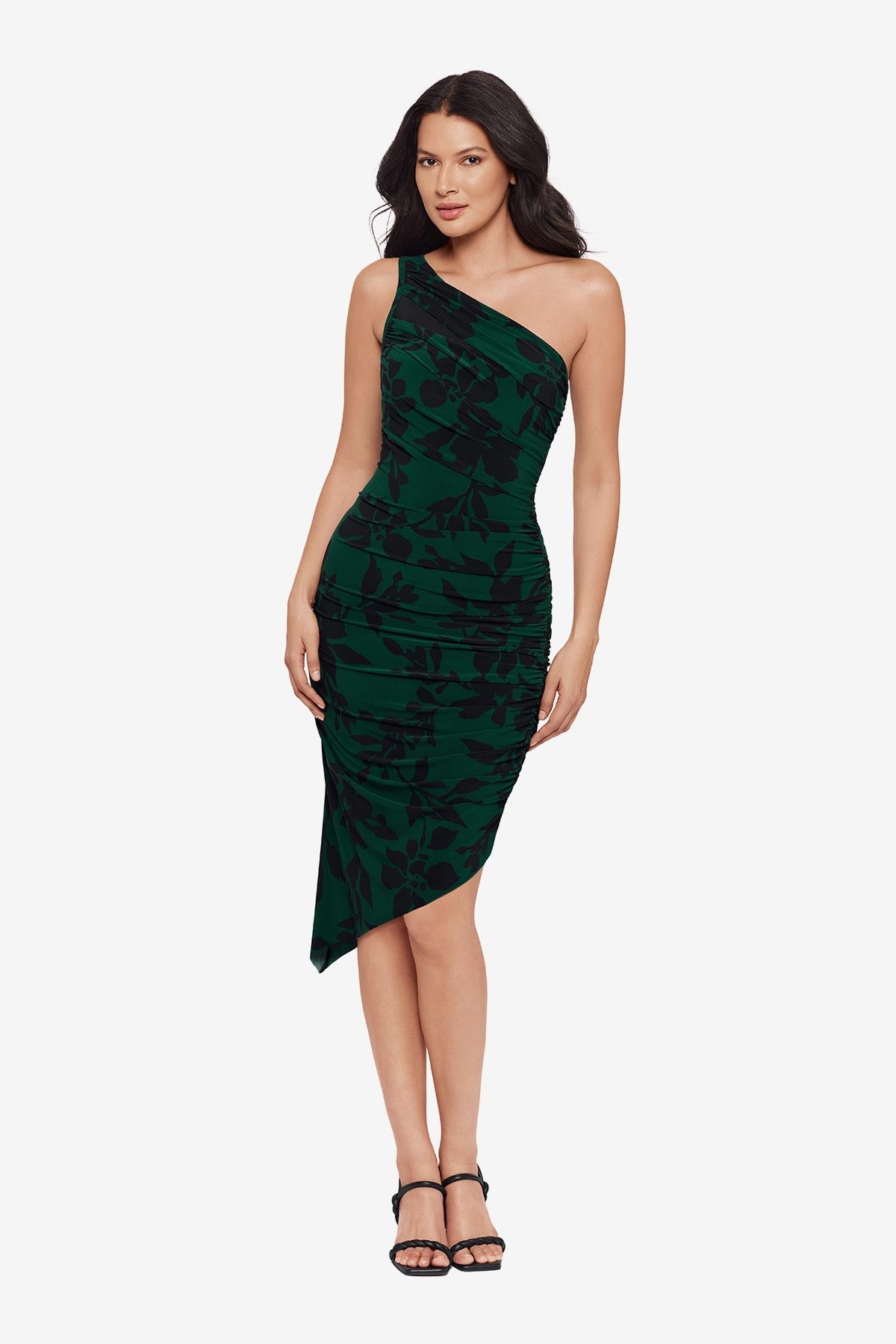 Miraclesuit Black/Multi Body by Jeni Shaping Dress in Petalos