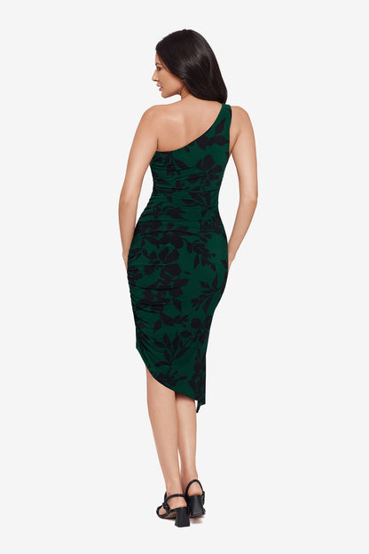 Miraclesuit Black/Multi Body by Jeni Shaping Dress in Petalos