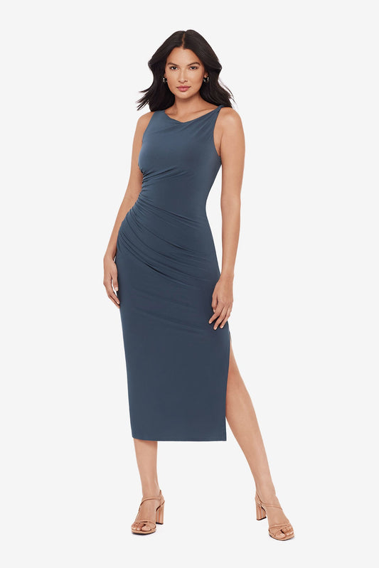 Miraclesuit Slate Maxi Shaping Dress in Slate Grey