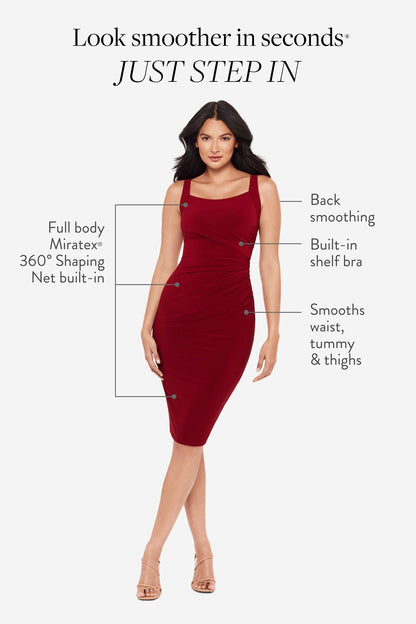 Miraclesuit Crimson Diva Shaping Dress in Crimson