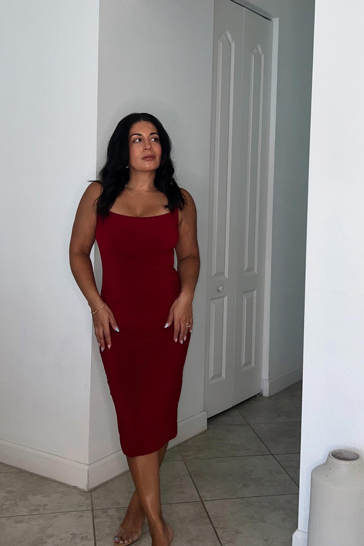 Miraclesuit Crimson Diva Shaping Dress in Crimson