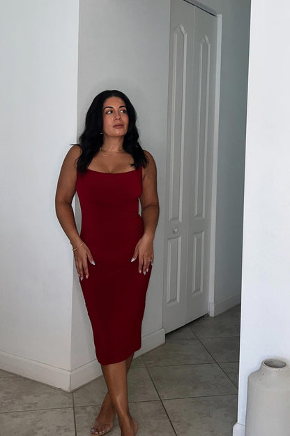 Miraclesuit Crimson Diva Shaping Dress in Crimson