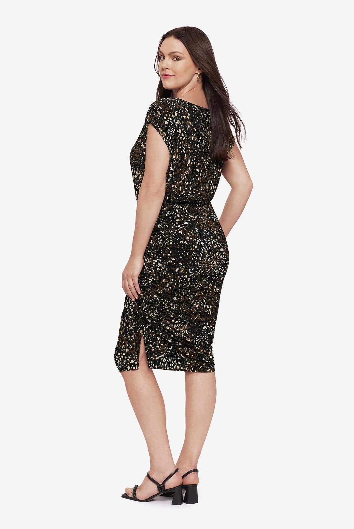 Miraclesuit Brown/Multi Body by Bali Shaping Dress in Ikati