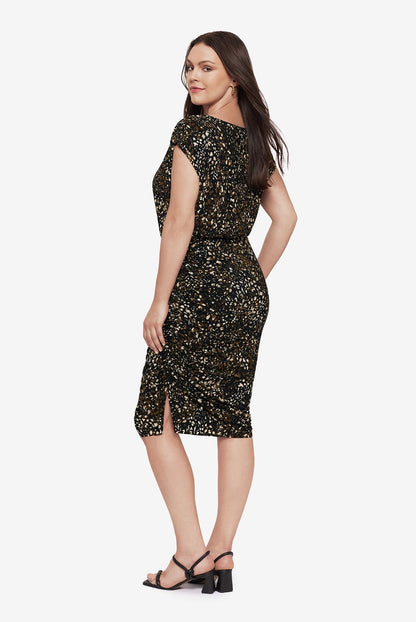 Miraclesuit Brown/Multi Body by Bali Shaping Dress in Ikati