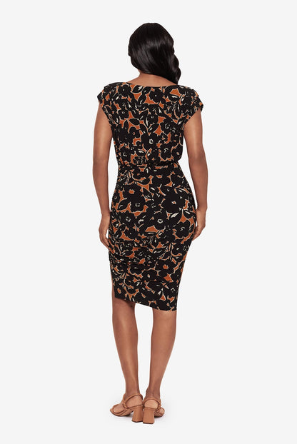Miraclesuit Black/Multi Body by Bali Shaping Dress in Papeete