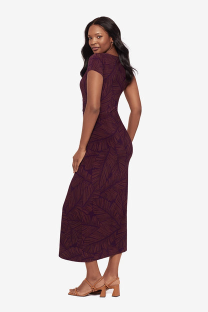 Miraclesuit Multi Body by Loki Wrap Front Shaping Dress in Anthurium