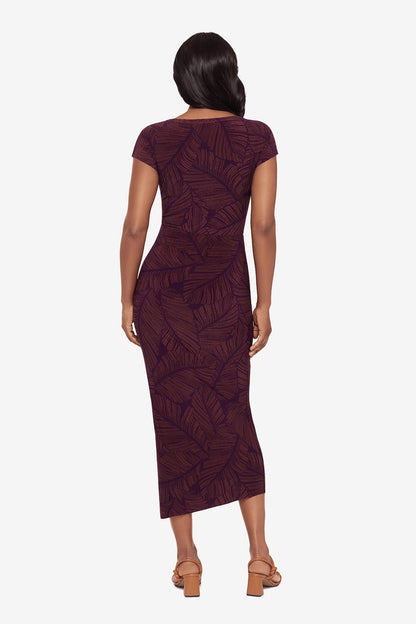 Miraclesuit Multi Body by Loki Wrap Front Shaping Dress in Anthurium