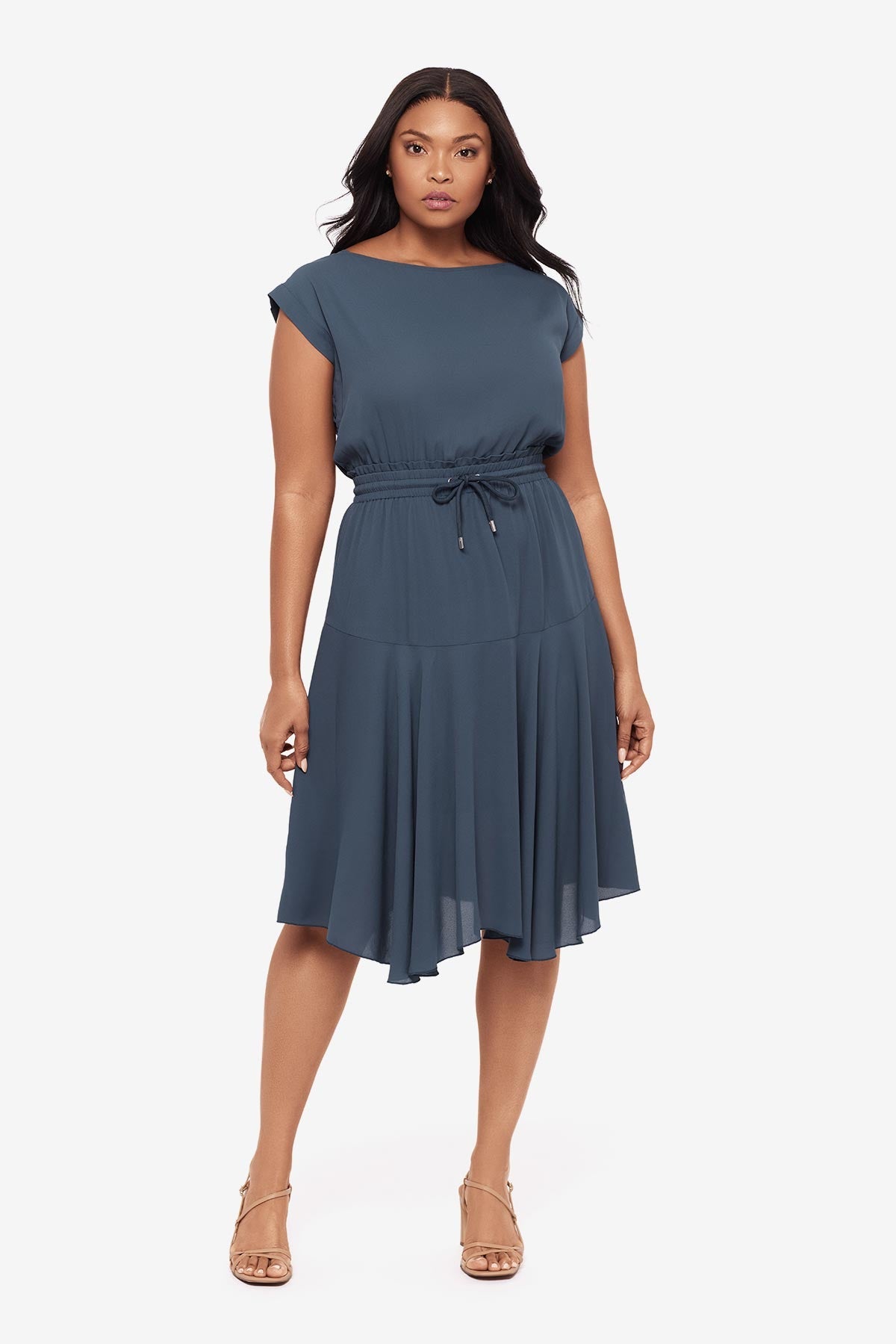 Miraclesuit Slate Soft Georgette Float Dress in Slate
