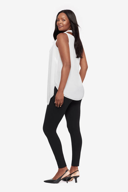 Miraclesuit Ivory Soft Georgette Layered Tunic in Ivory