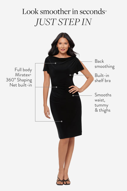 Miraclesuit Black Body by Zari Shaping Dress in Black