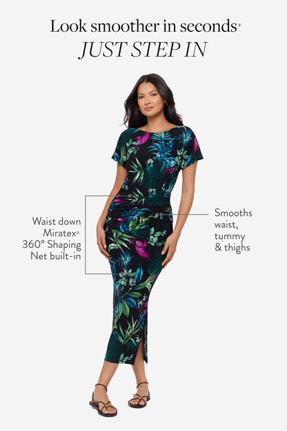 Miraclesuit Botanique Body by Kaia Shaping Dress in Botanique