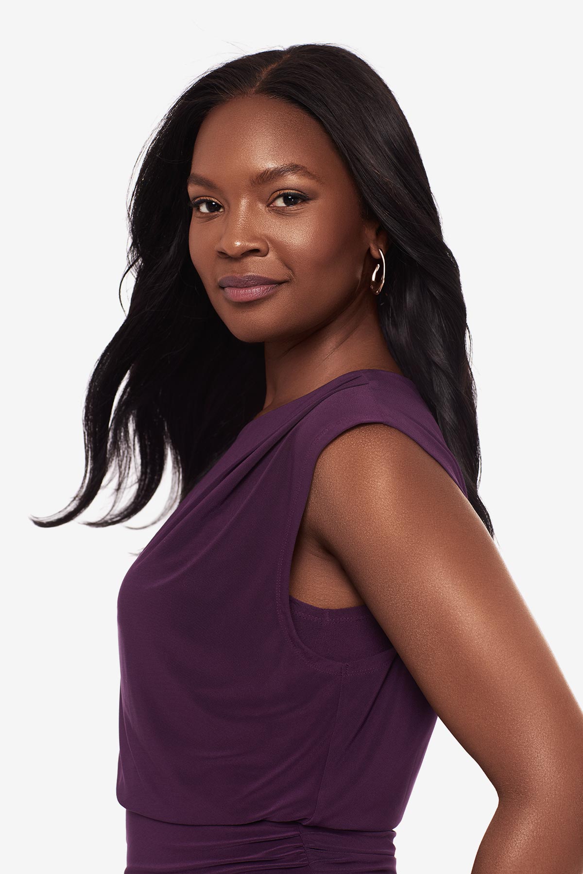 Miraclesuit Plum Tabi Blouson Top in Plum