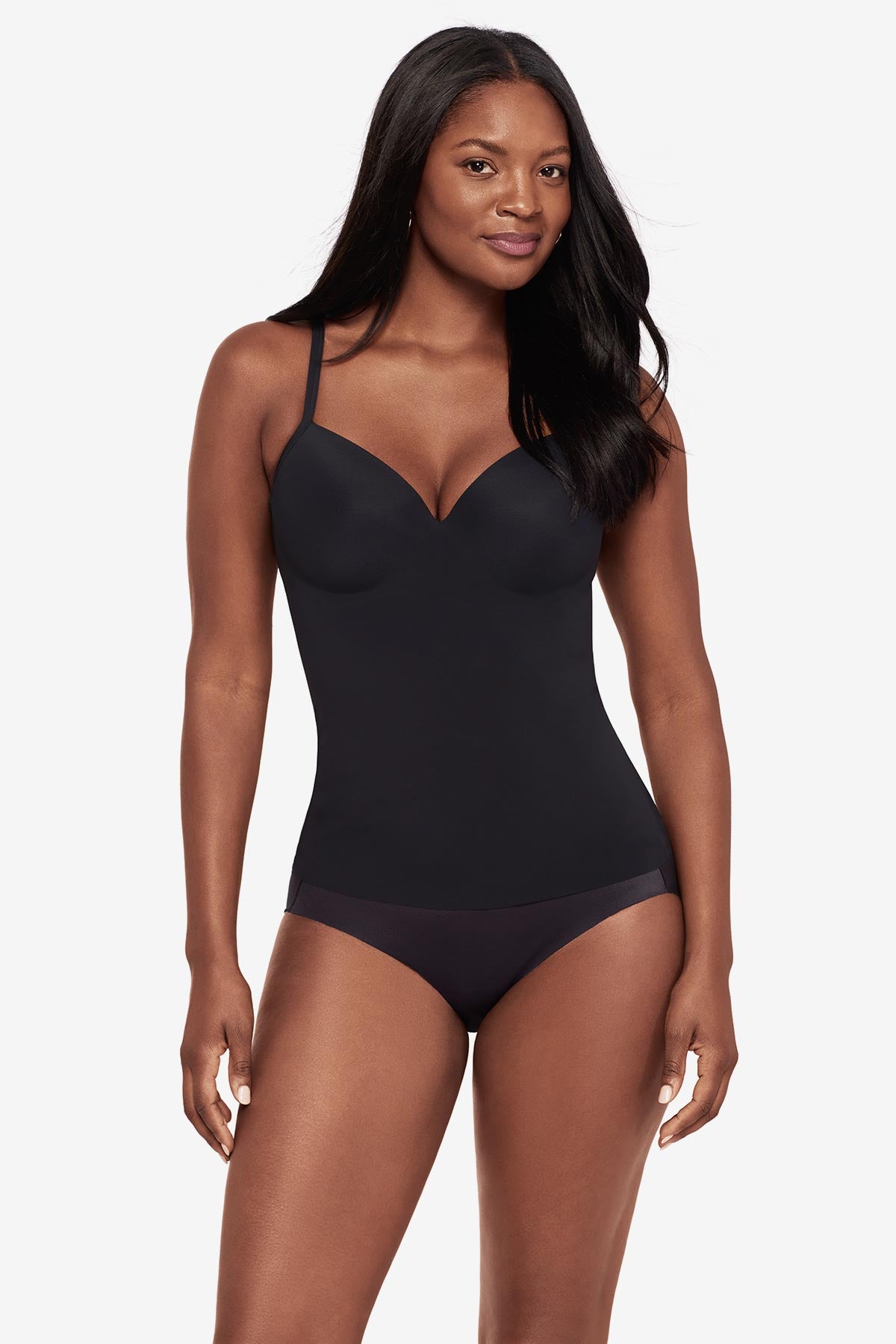 Miraclesuit Black Built in Bra Cup Camisole in Black