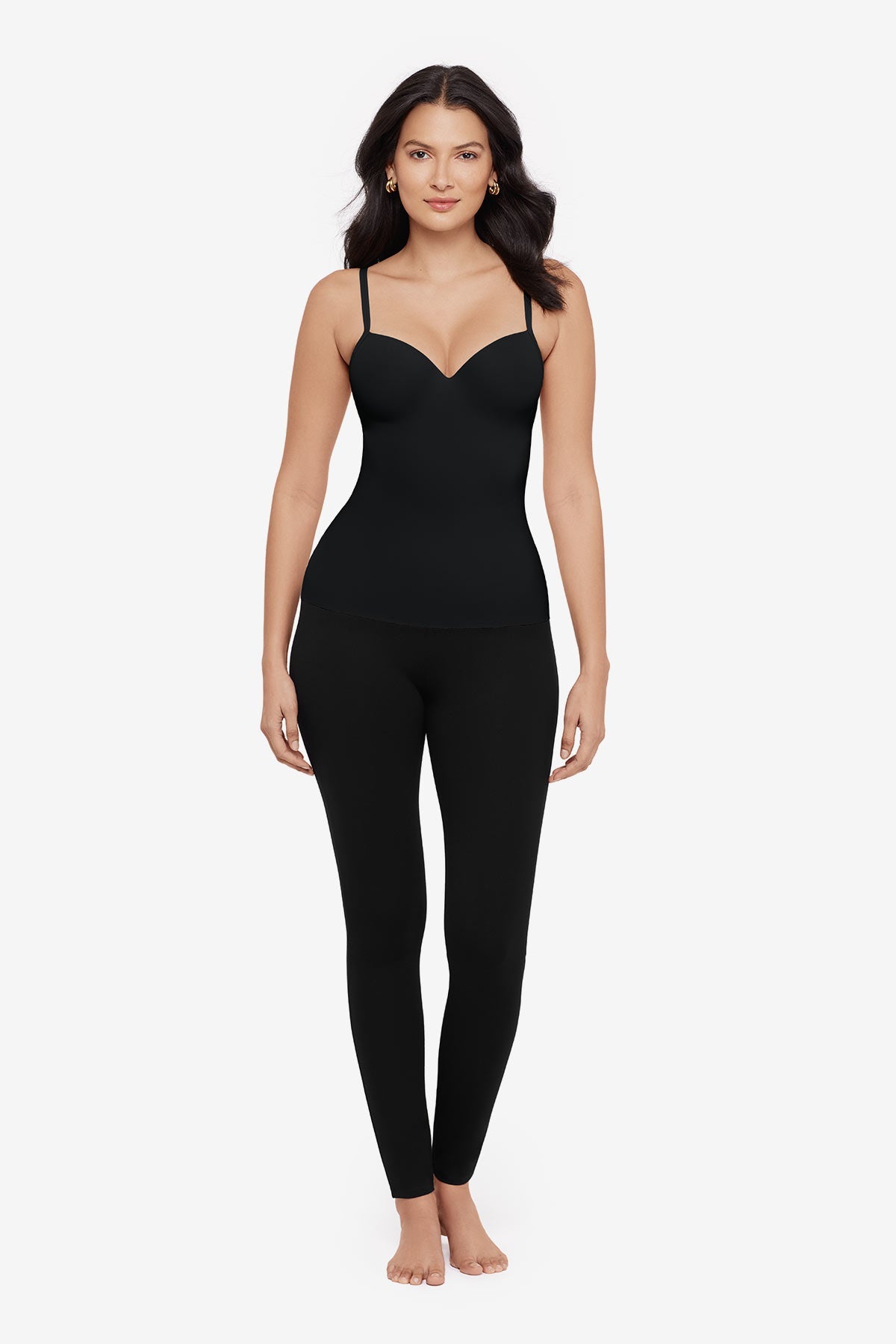 Miraclesuit Black Built in Bra Cup Camisole in Black