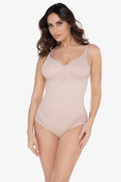 Miraclesuit Black Extra Firm Sexy Sheer Shaping Bodybriefer
