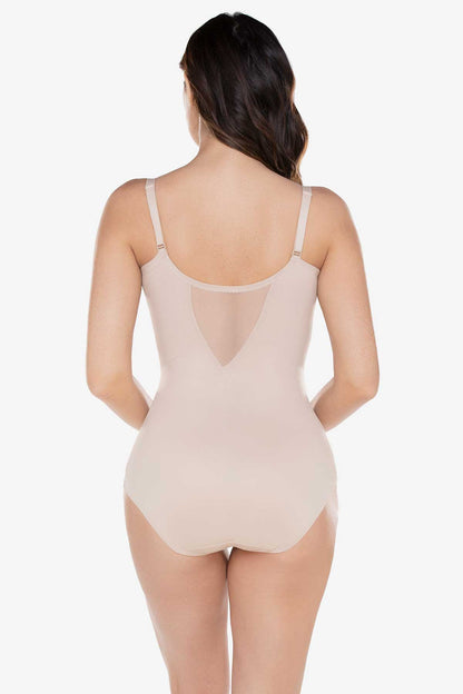 Miraclesuit Black Extra Firm Sexy Sheer Shaping Bodybriefer