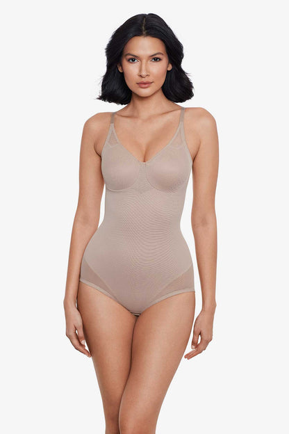 Miraclesuit Black Extra Firm Sexy Sheer Shaping Bodybriefer