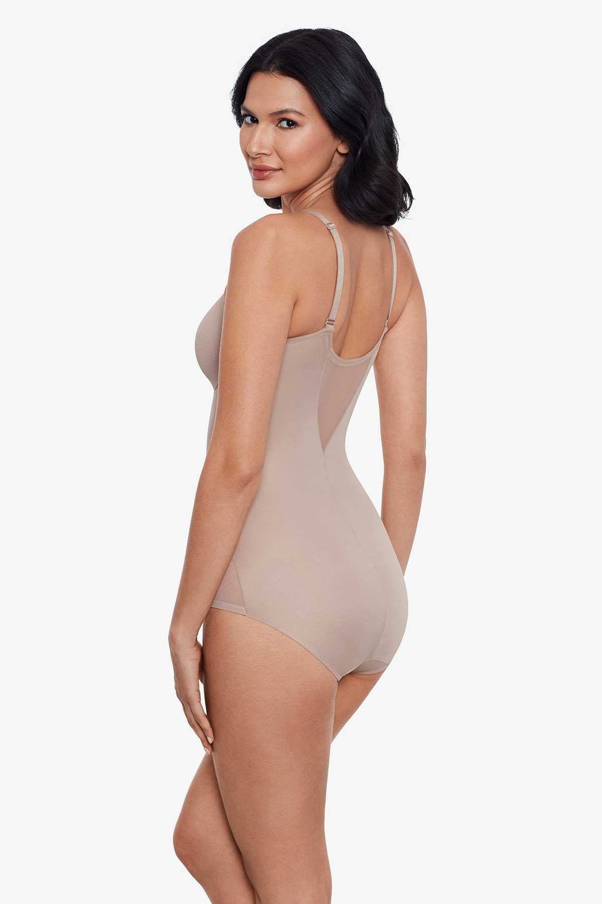 Miraclesuit Black Extra Firm Sexy Sheer Shaping Bodybriefer