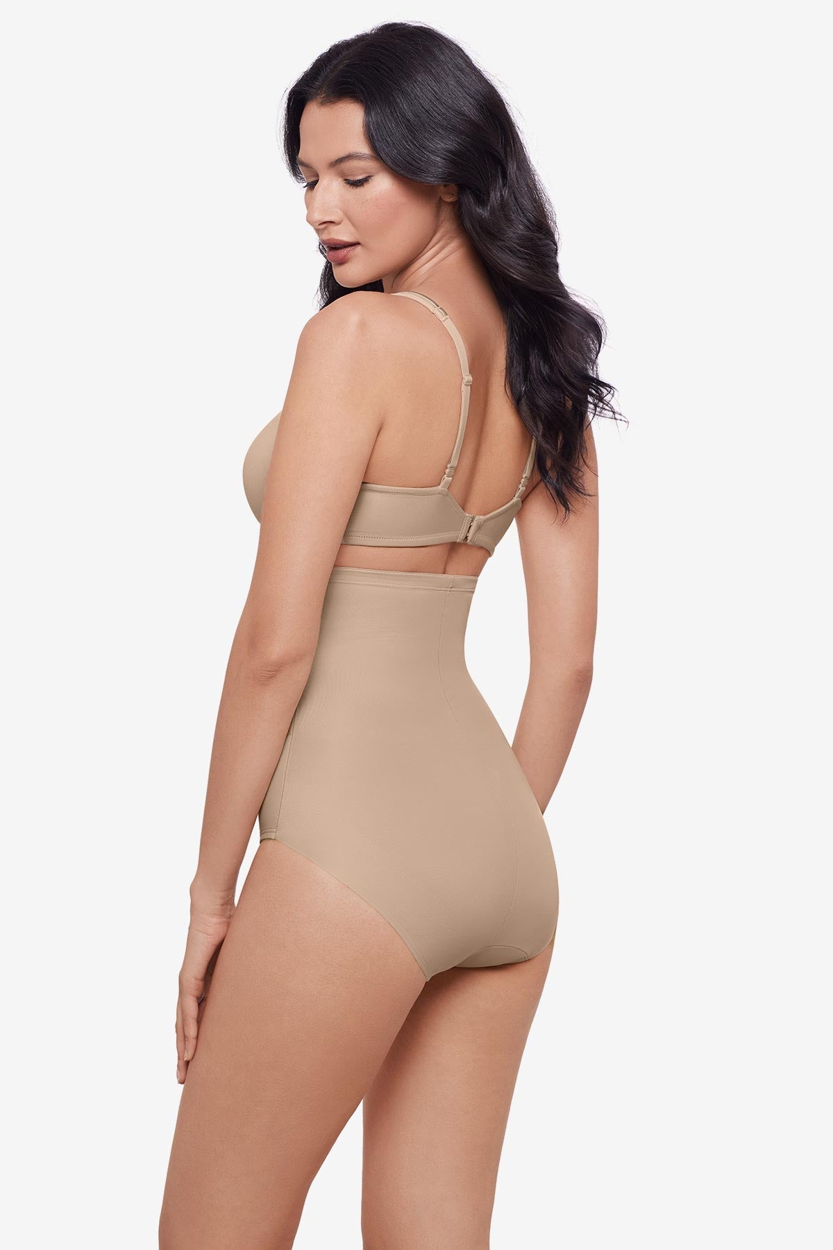 Miraclesuit Warm Beige/Nude Tummy Tuck High-Waisted Shaping Brief
