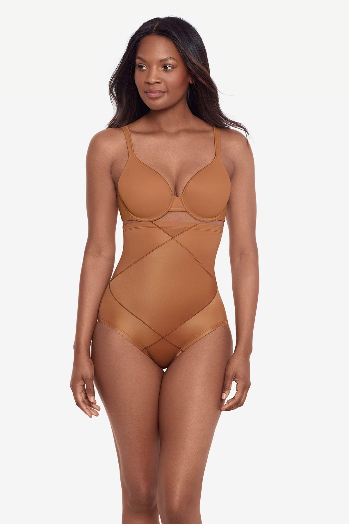 Miraclesuit Warm Beige/Nude Tummy Tuck High-Waisted Shaping Brief
