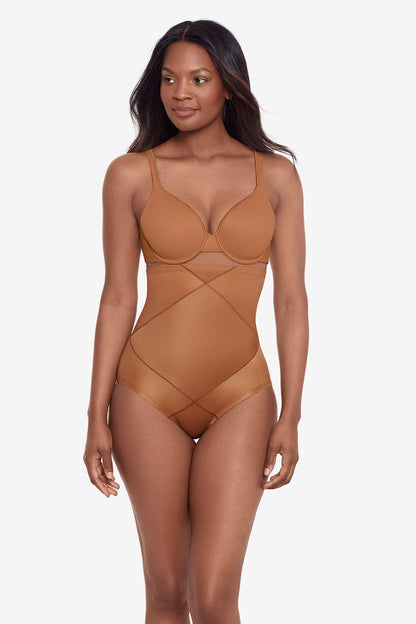 Miraclesuit Warm Beige/Nude Tummy Tuck High-Waisted Shaping Brief