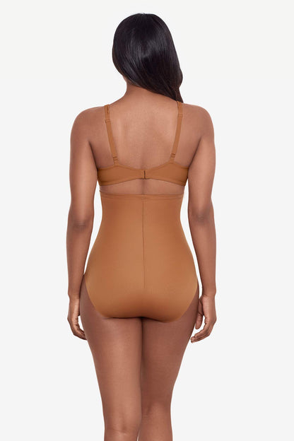 Miraclesuit Warm Beige/Nude Tummy Tuck High-Waisted Shaping Brief
