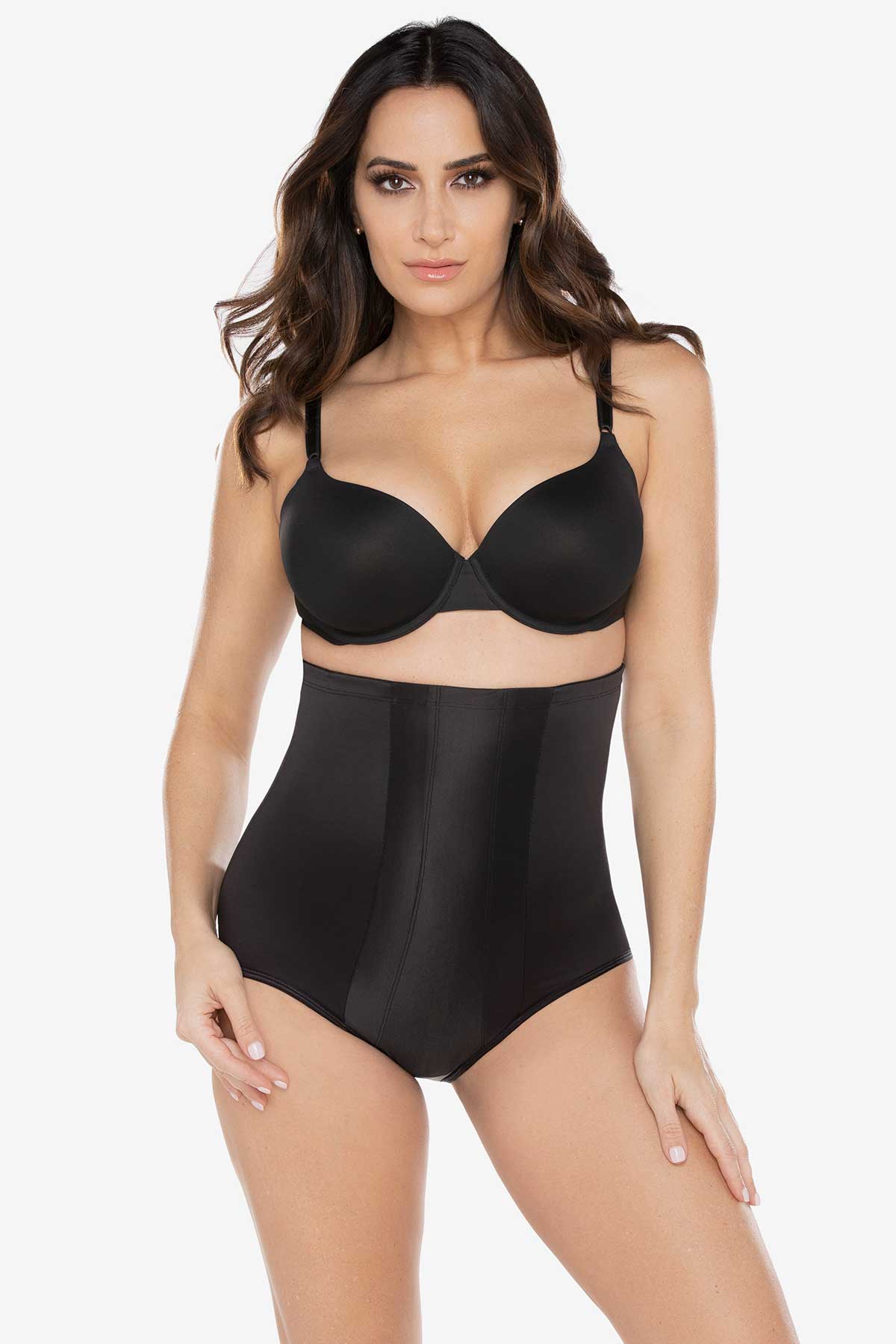 Miraclesuit Black Hi-Waist Brief Firm Control