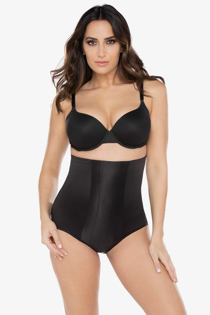 Miraclesuit Black Hi-Waist Brief Firm Control