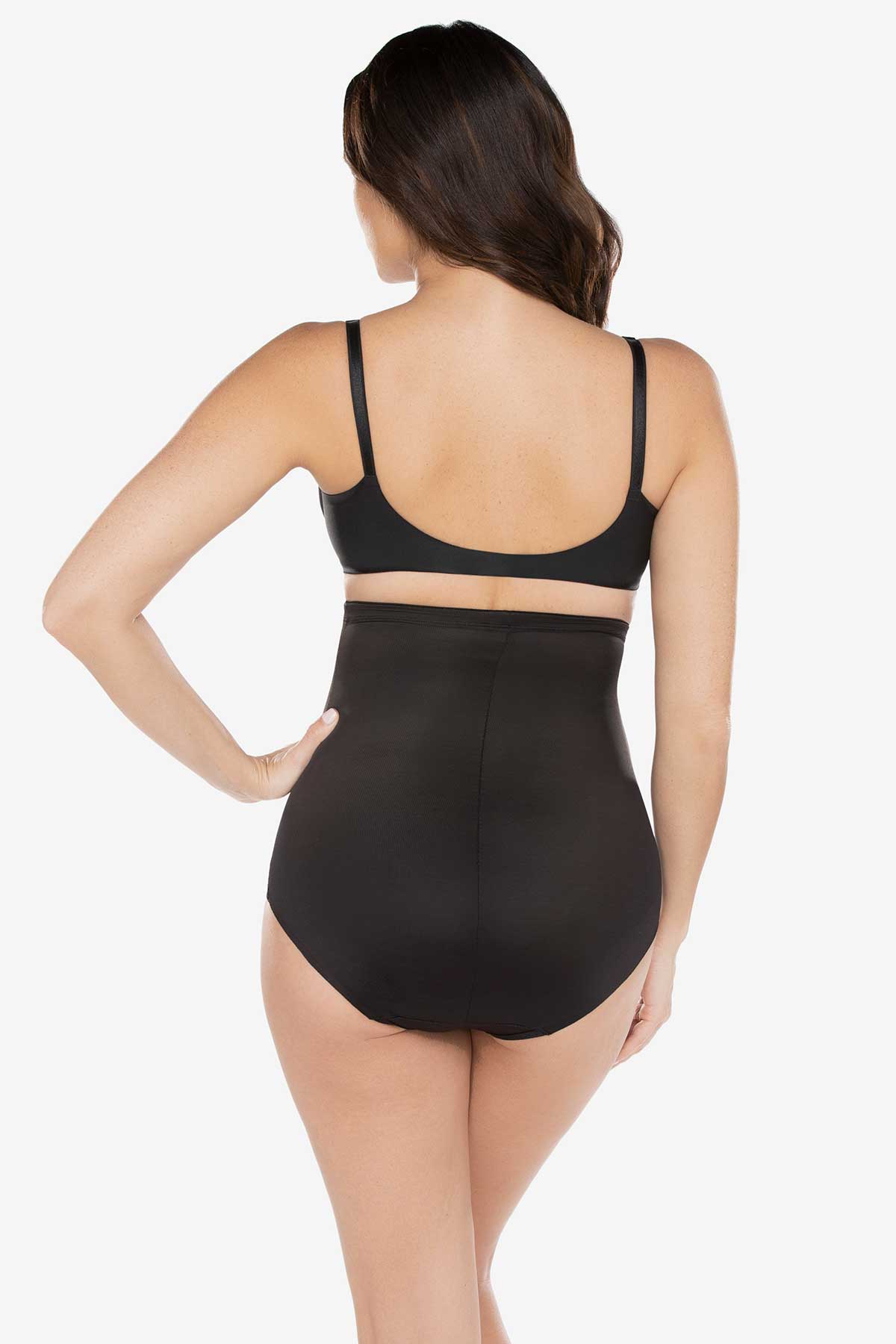 Miraclesuit Black Hi-Waist Brief Firm Control